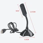 Professional High Quality Adjustable USB Microphone For Laptop And Computer Studio Singing Gaming Streaming Mikrofon Stand Mic 5