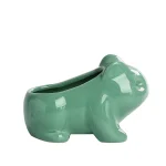 Creative Ceramic Mini Flowerpot Succulent Planter Cute Green Plants Planter Flower Pot with Hole Home Garden Decoration outdoor 4