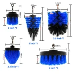 5pcs Multi-Purpose Electric Drill-Brush kit Power Scrubber Brush Car Polisher Kitchen Bathroom Cleaning Kit Toilet Cleaning Tool 5