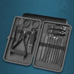 7/10/12/16/18pcs/set Stainless Steel Manicure Set Professional Nail Clipper Kit of Pedicure Tools Ingrown ToeNail Trimmer 6