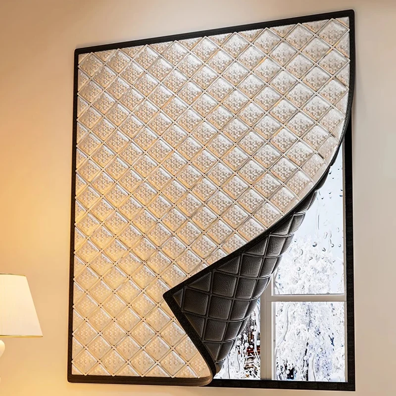 Warm curtains, cold and heat insulation, window screens, sun shading, sound insulation, double thickened warm curtains Warm curtains, cold and heat insulation, window screens, sun shading, sound insulation, double thickened warm curtains