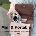 Portable Handheld Electric Fan 5 Speeds Adjustable Turbo 3600MAH Battery Fans LED Display Rechargeable Ice Cooling Personal Fan 6