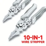 Electrician Pliers with Wire Stripper, Cutter & Separator – Durable Sharp Tool for DIY Cable Repair, Easy to Use, 10-in-1 Design 4