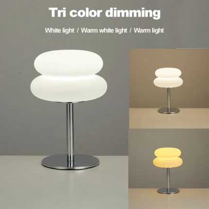 Table lamp bedroom room lamps  USB Plug LED mushroom table lamp Living room dining room ambient lighting(Not glass)
