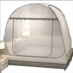 Simple Yurt Mosquito Net Portable Camping Tent Single Double Bed Canopy For Adult Foldable Bunk Mesh Net Breathable Mosquito Net 2