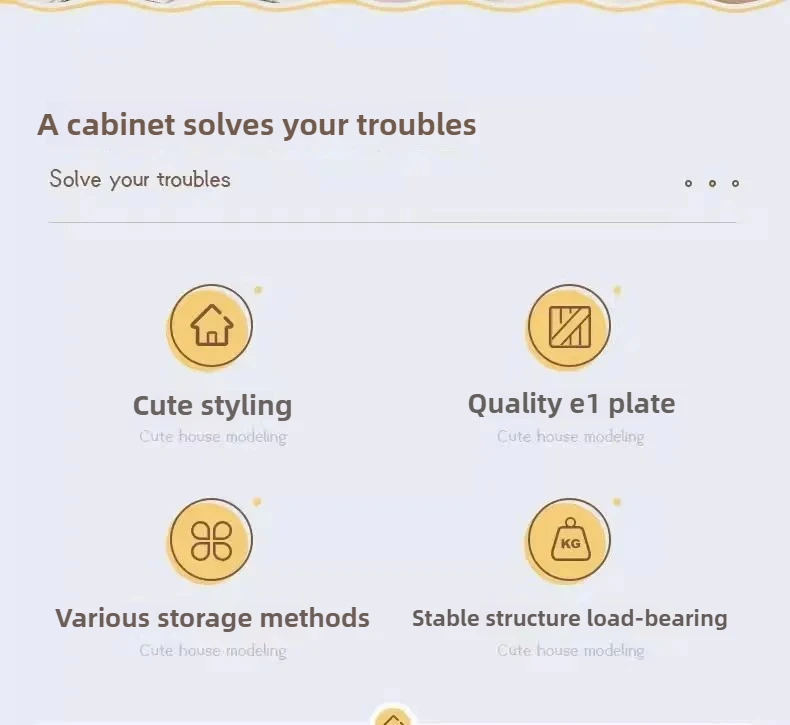 Modern Nightstand with Double Drawers Cute Kid's Bedside Table Multi-Functional White Cabinet for Girls' Bedrooms Modern Nightstand with Double Drawers Cute Kid's Bedside Table Multi-Functional White Cabinet for Girls' Bedrooms