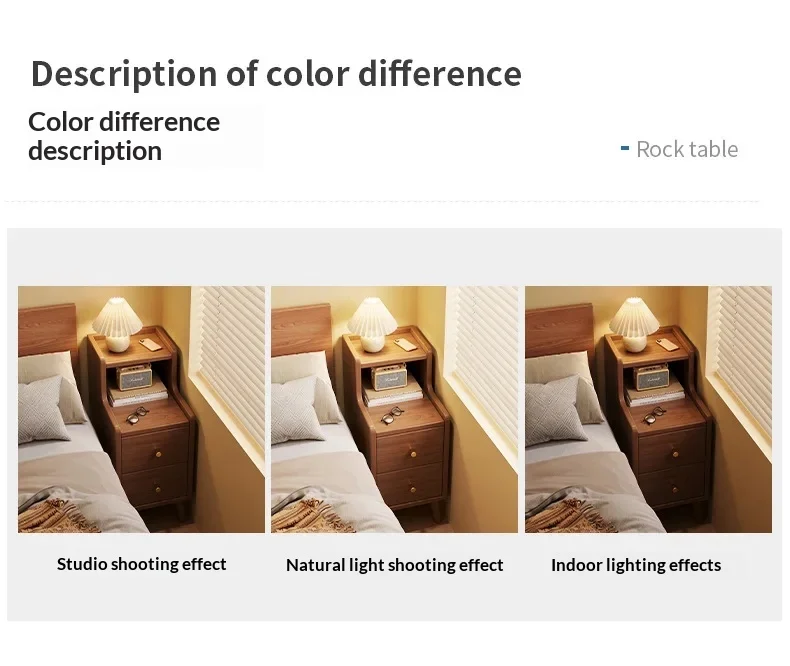 Modern New Chinese Style Nightstand - Narrow Solid Wood Bedside Table with Storage Drawer, Minimalist Bedroom Furniture Modern New Chinese Style Nightstand - Narrow Solid Wood Bedside Table with Storage Drawer, Minimalist Bedroom Furniture