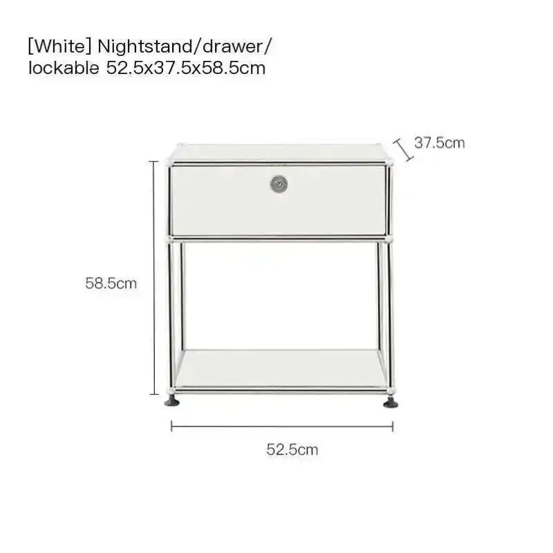 Minimalist Nightstand Medieval Bedroom Furniture Module Storage TV Side Cabinet Modern Stainless Steel Frame Bedside Table g Minimalist Nightstand Medieval Bedroom Furniture Module Storage TV Side Cabinet Modern Stainless Steel Frame Bedside Table g