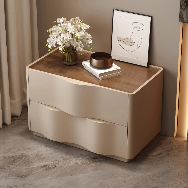 Luxury Cream Style Bedside tables nightstands Night table side table Storage locker Nightstand home furniture bedroom furniture
