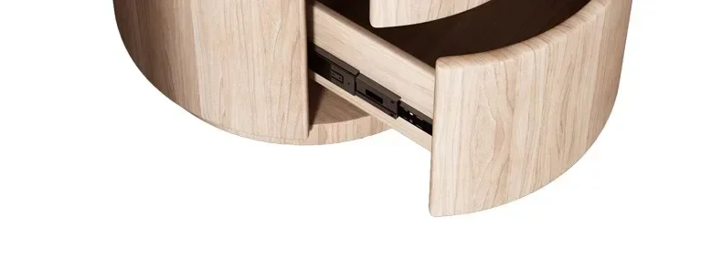 New Nordic Solid Wood Round Bedside Table, Modern Simple Small Bedroom Storage Cabinet, Living Room Afas Cabinet, Home Furniture New Nordic Solid Wood Round Bedside Table, Modern Simple Small Bedroom Storage Cabinet, Living Room Afas Cabinet, Home Furniture