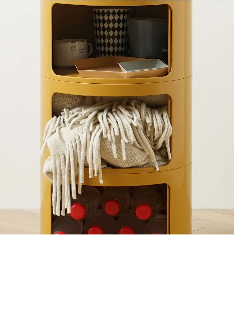 Bedside Table Modern Simple Plastic Multi-layer Ins Net Red Creative Storage Cabinet Minimalist Living Room Storage Cabinet