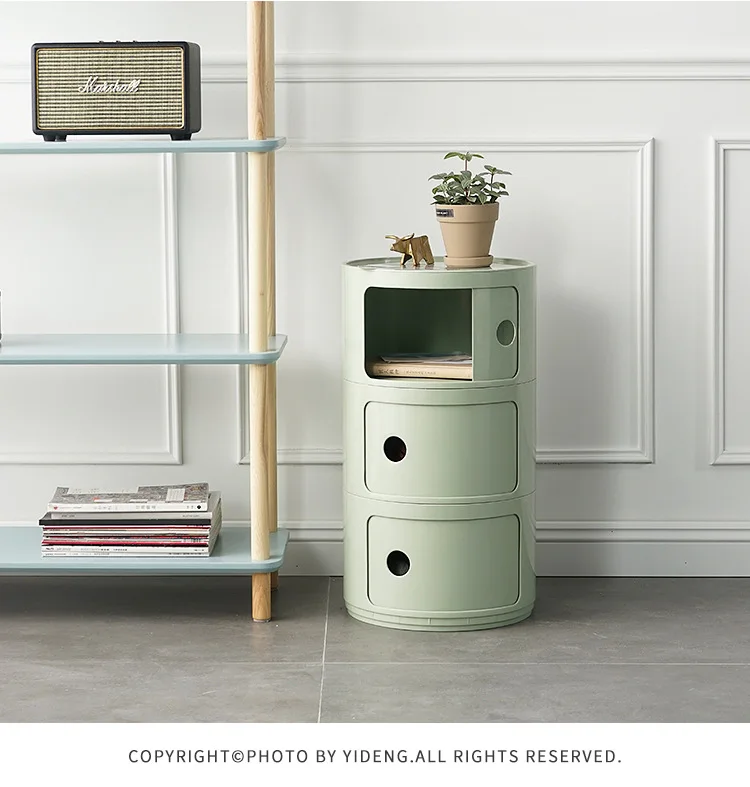 Bedside Table Modern Simple Plastic Multi-layer Ins Net Red Creative Storage Cabinet Minimalist Living Room Storage Cabinet