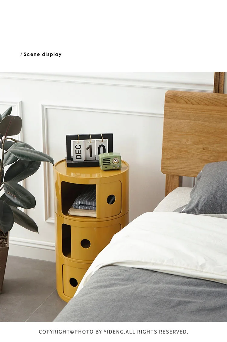 Bedside Table Modern Simple Plastic Multi-layer Ins Net Red Creative Storage Cabinet Minimalist Living Room Storage Cabinet