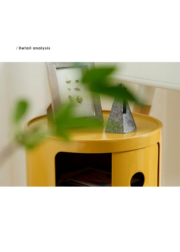 Bedside Table Modern Simple Plastic Multi-layer Ins Net Red Creative Storage Cabinet Minimalist Living Room Storage Cabinet