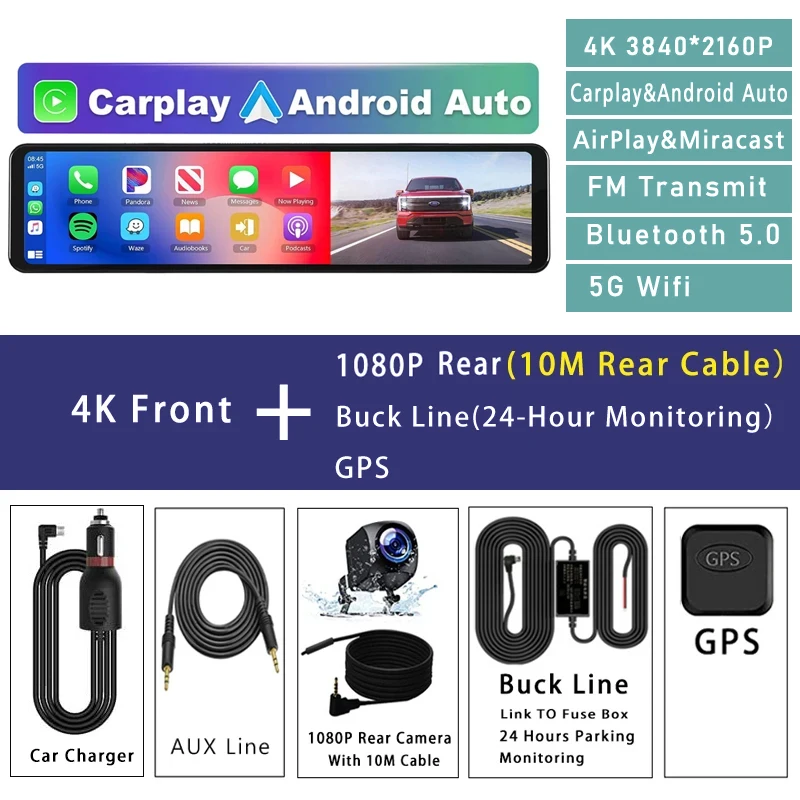 4K Front-10M-BL-GPS
