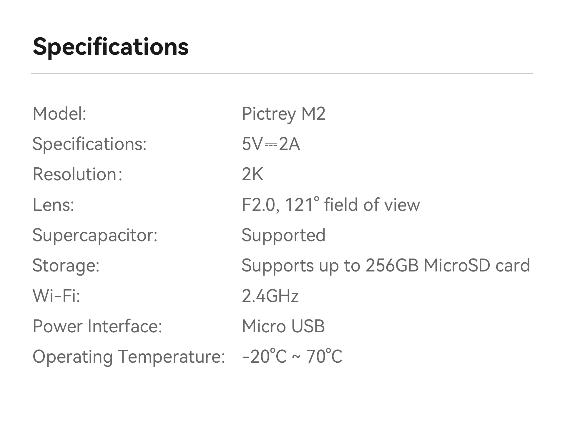 Pictrey M2 2K Dash Cam 330° Rotatable Car DVR Support Night Vision Smart Voice Control 24H Parking Monitor