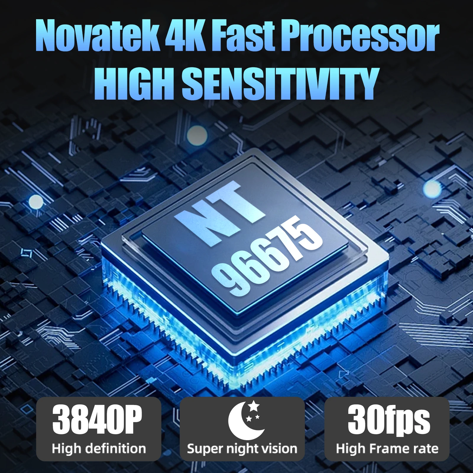 Aprilboy 4K WIFI Dash Cam 2160P Car DVR Support front & rear lens Auto Car Camera with Night Vision G-Sensor 24H Parking Monitor