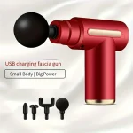 Fascial Machine Muscle Relaxation USB Mini MassageGun Vibration Gun Massage Fitness Equipment NeckGrasping Fascia Gun 5