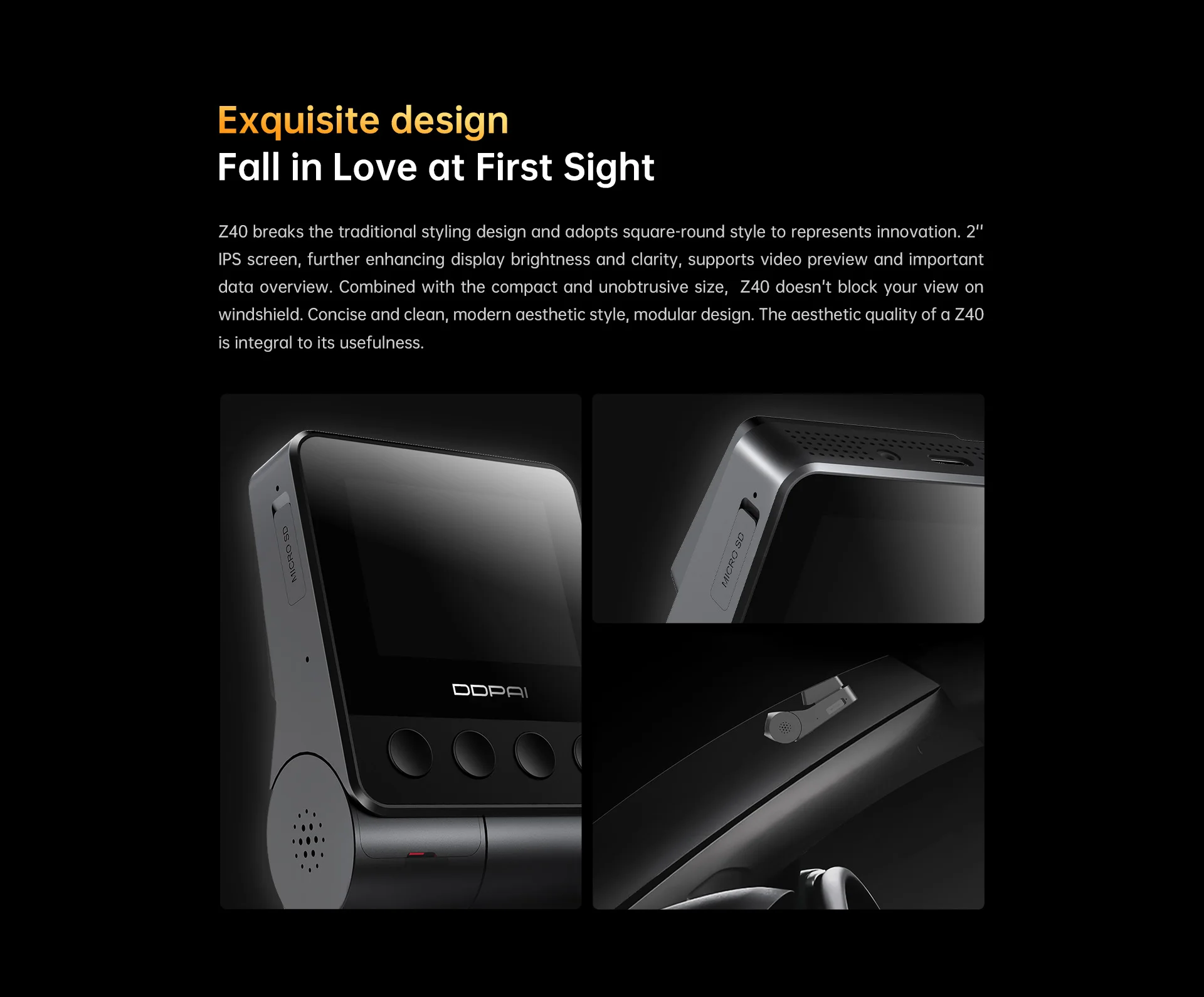 DDPAI Z40 Dash Cam Car Camera Recorder Sony IMX335 1944P HD Video GPS Tracking 360 Rotation Wifi DVR 24H Parking Protector DDPAI Z40 Dash Cam Car Camera Recorder Sony IMX335 1944P HD Video GPS Tracking 360 Rotation Wifi DVR 24H Parking Protector