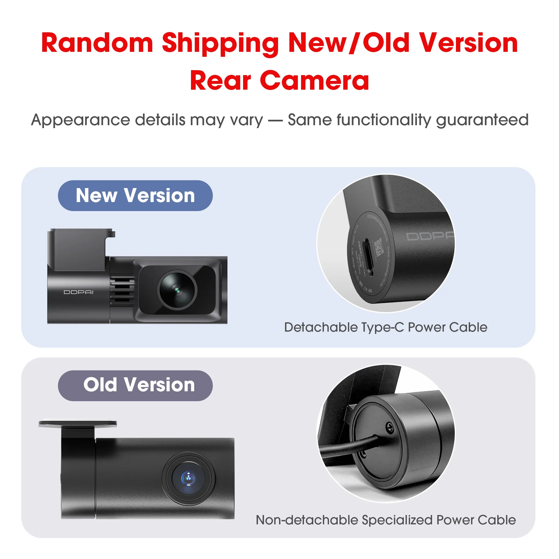 DDPAI Dash Cam  N1 Dual Front & Rear Recording NightVIS 1296P Dash Cam Recorder Car DVR   App Control