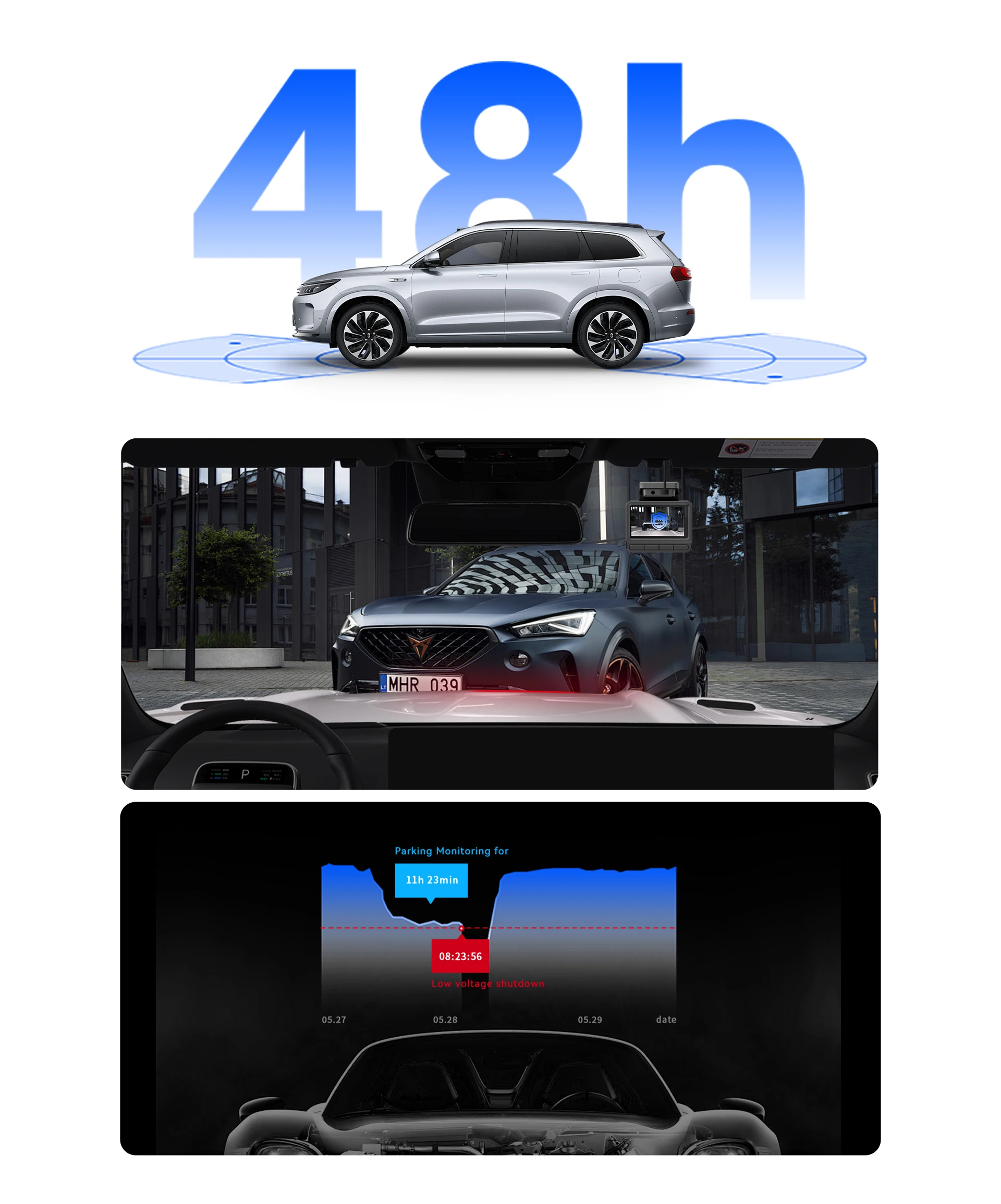 DDPAI Z50 Pro Dash Cam 4K Car DVR Night Vision 5GHz Wi-Fi GPS ADAS 24h Parking mode Front and Rear Camera DDPAI Z50 Pro Dash Cam 4K Car DVR Night Vision 5GHz Wi-Fi GPS ADAS 24h Parking mode Front and Rear Camera