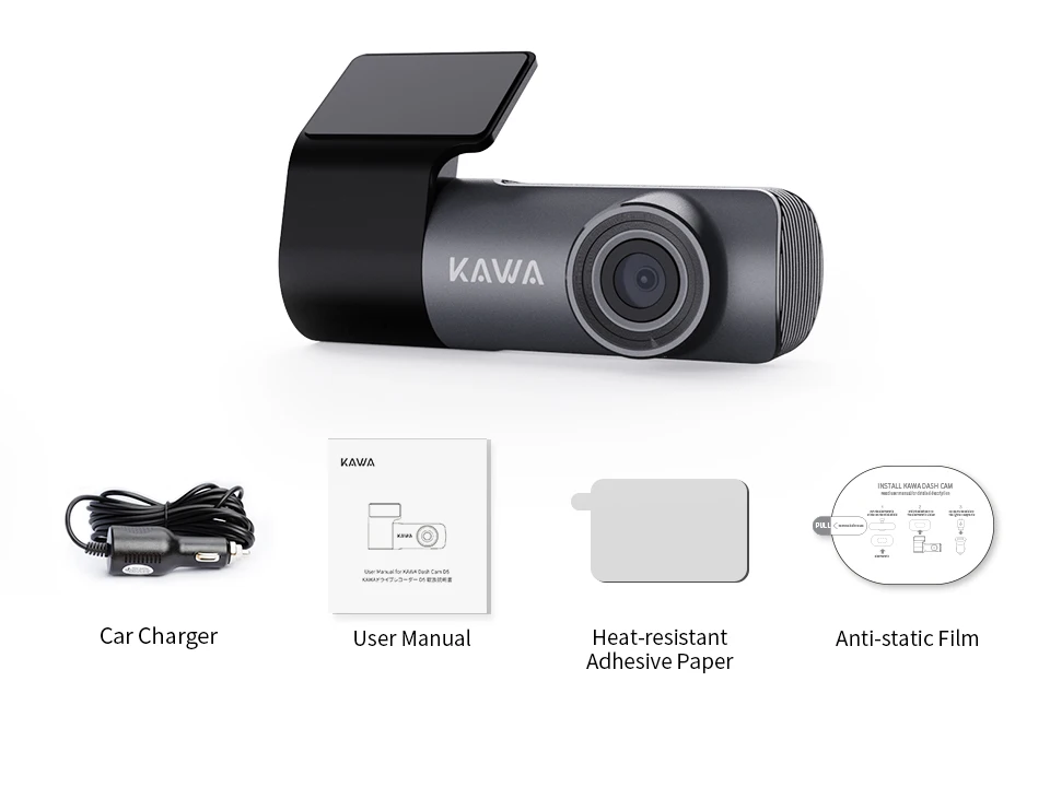 2K Dash Camera For Car DVR Dash Cam In The Car KAWA D5 Video Recorder Emergency Voice Control Night Vision WiFi APP Monitor WDR 2K Dash Camera For Car DVR Dash Cam In The Car KAWA D5 Video Recorder Emergency Voice Control Night Vision WiFi APP Monitor WDR