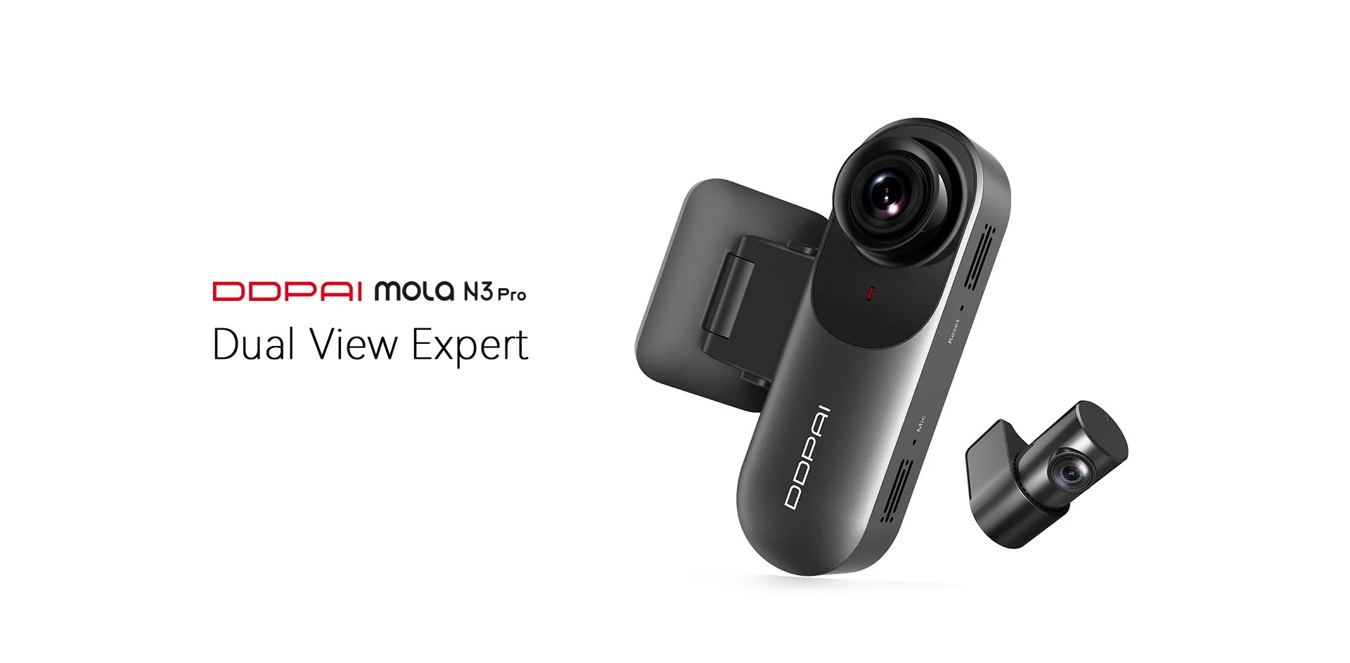 DDPAI Mola N3 Pro Dash Camera Driving Vehicle Cam Wifi Smart Connect Car Recorder 2.5K Car DVR Dash Camera