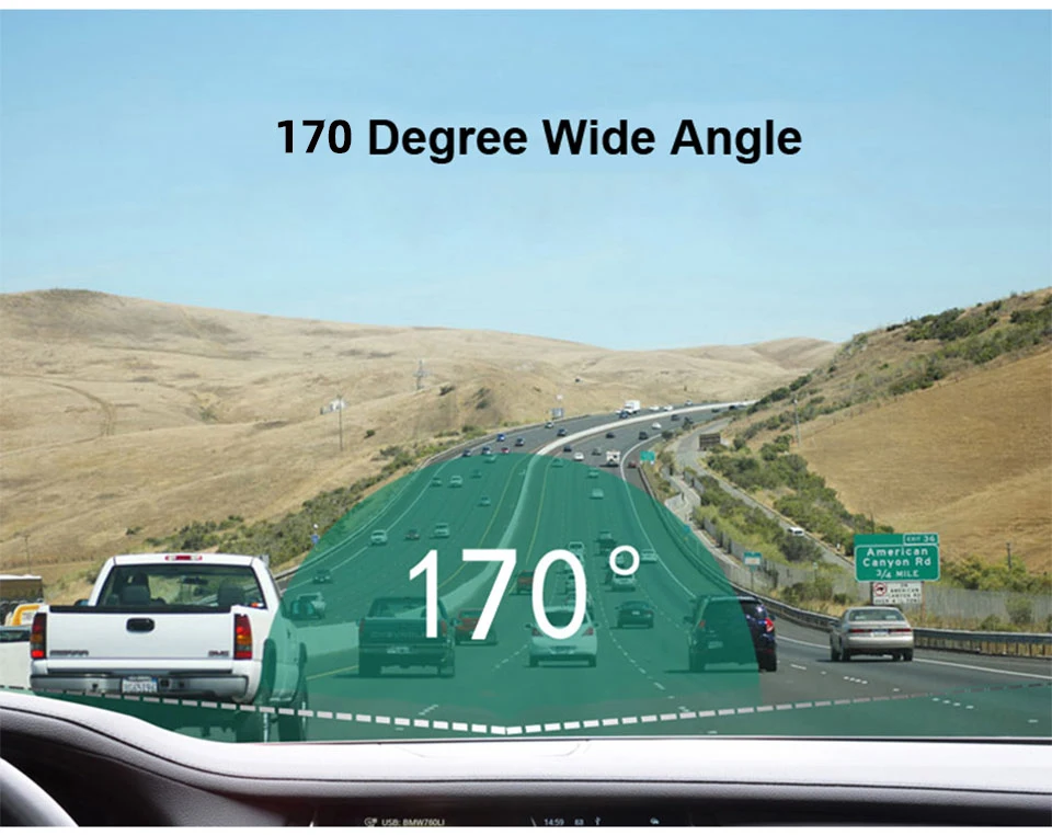 Dash Cam Dual Lens 4K UHD Recording Car Camera DVR Night Vision Video Recorder Support GPS Wi-Fi Room Black Box Rear View Camera