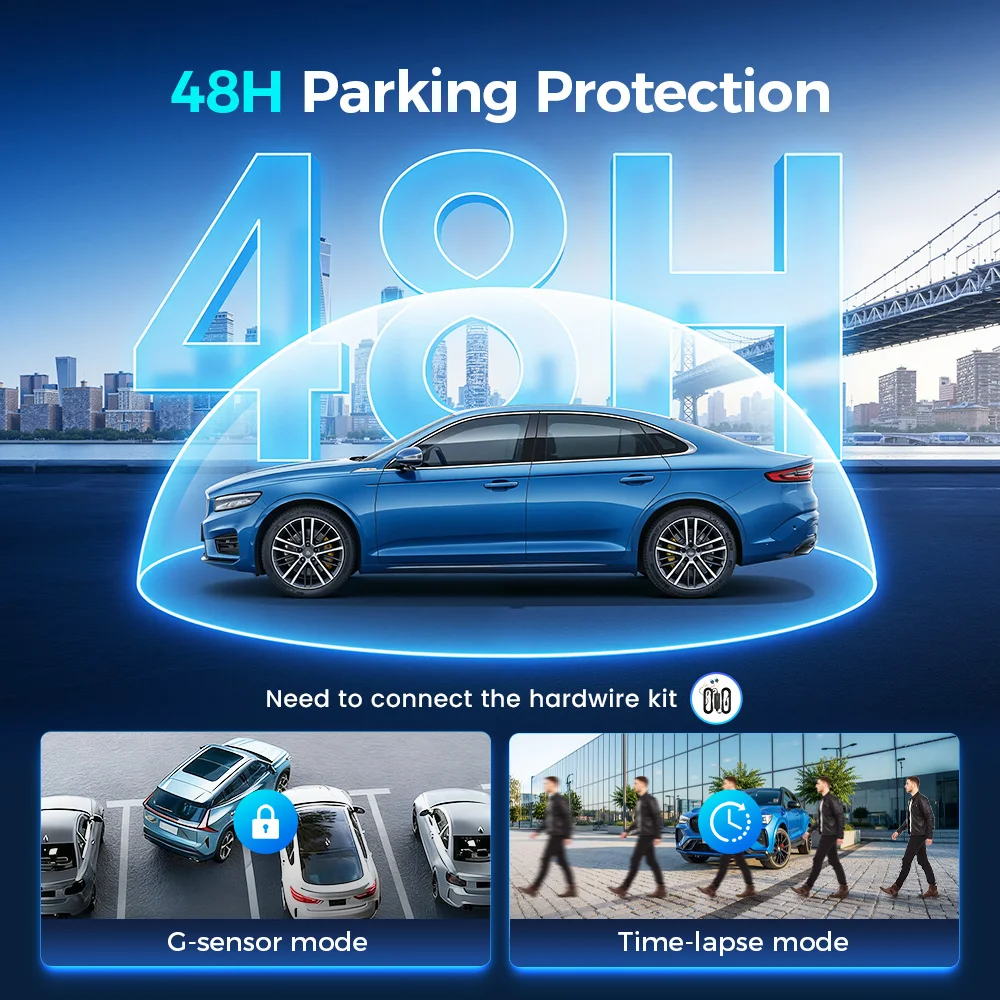 DDPAI N5 Dual 4K HDR Dash Cam Front Rear AI NightVIS Camera WiFi 6 GPS ADAS Voice Control 24H Parking Mode 32G eMMC Car DVR