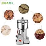 BioloMix Dry Food Grinder Mill 800g 700g - Grain Spice Herb Cereal Coffee Grinder Gristmill for Flour Powder Crushing 4