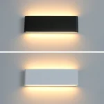 20W LED Aluminum IP65 Waterproof Outdoor Wall Light 30cm,Dual-Sided Lighting for Porch/Garden/Garage 110V 2220V