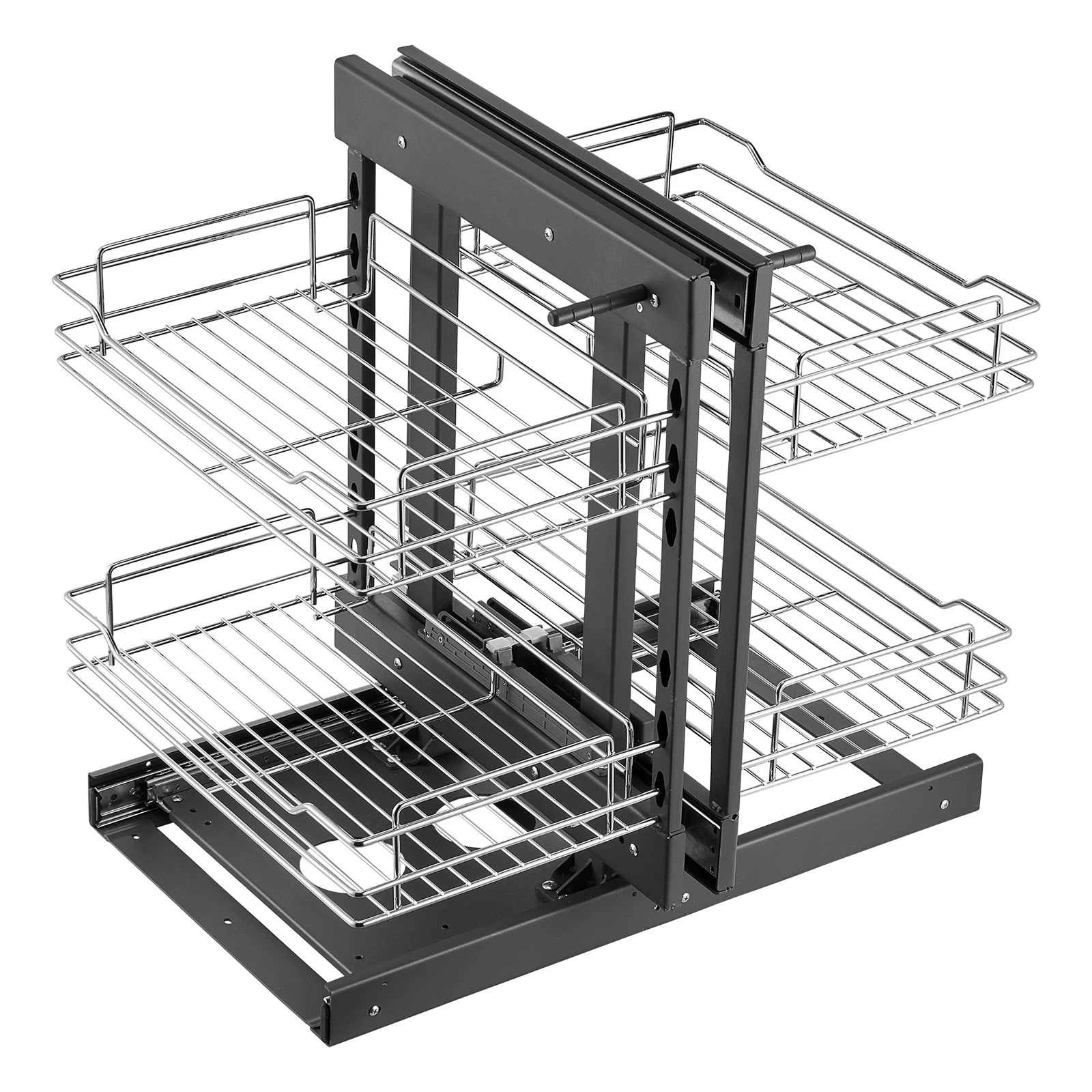 SucceBuy 2/3Tier Opening Blind Corner Pull Out Organizer 4 Shelf Kitchen Cabinet Organizer Slide Out Storage Organizer Basket SucceBuy 2/3Tier Opening Blind Corner Pull Out Organizer 4 Shelf Kitchen Cabinet Organizer Slide Out Storage Organizer Basket