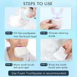 Intelligent Automatic U Type Modes Tooth Brush Sonic Electric Toothbrush USB Rechargeable Tooth Whitening Blue Light 6