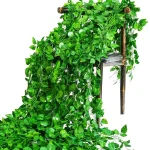 2/4/8/10M Artificial Ivy Leaves Garland Hanging Vines Fake Plants Outdoor Greenery Wall Decor Festival Garden Home Party Decor 4