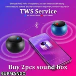 Compact M3 Wireless Bluetooth Speaker - Steel Gun Design Heavy Bass Subwoofer for Outdoor Trips & Home Parties 4
