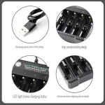 18650 Li-ion Battery Charger 4 Slots AC 110V 220V EU/US Dual For 18650 Charging 3.7V 4.2V Rechargeable Charge for 18500 6