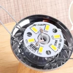 LED Bedside Table Lamps Simple Chinese Style Decoration Table Lamps Dimmable USB Plug Fabric Lampshade Bedroom Night Light 6