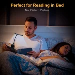 New 3 Colors 8 Brightness 14 LED Clip On Book Light Usb Rechargeable Night Light Portable Reading Light Book Lamp Mini Desk Lamp 6