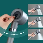 Shower filter four modes bathroom accessories head massage showerhead replete for shower heads knobs showers parts fixture home 2