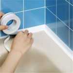 1pc Bathroom Waterproof Wall Stickers Sealing Tapes PVC Adhesive Sealing Strips Sink Edge Tape Kitchen Bathroom Accessories 2