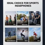 NEW Real Bone Conduction Sport Headphone Wireless Earphone Bluetooth-Compatible Headset Hands-free with Mic for Running 6