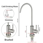 304 Stainless Steel Kitchen Water Purifier, Single Cooling Rotatable Water Purifier, Direct Drinking Water Faucet 5