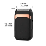 Stainless steel electric shaver, USB rechargeable reciprocating shaver, portable men's shaving device 3