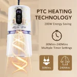 110-220V Smart Portable Clothes Dryer Clothes Laundry Tumble Dryer With Timing Laundry Dryers Outdoor Travel Garment Clothing 2