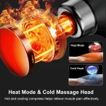 Fascia Massage Gun Shoulder Massage Machine Electric Muscle Massager Gun High Frequency Back Waist Neck Body Massage with Handle 3