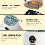 Portable Mini Clothes Dryer, Compact Electric Dryer for Apartments & Travel, Fast Drying with Adjustable Timer and Wrinkle Care 6