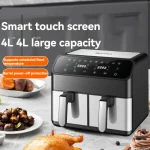 New Double-pot Air Fryer, Large Capacity, 8L, Double-bin, Electric Frying Pan Multifunctional Double-barrel Household Air Fryer 2