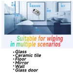 UPS System Robot Window Cleaner Vacuum Smart Home Appliance Auto Clean Glass Windows Washer Window Washing Electric Floor Mops 5