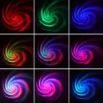 LED Galaxy Projector Light Colorful Galaxy Sky Projector Bedroom Night Light Kids Room Decoration Christmas Party Decoration 3
