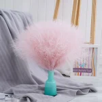 10/20Pc Pampas Grass Reed Artificial Plant Home Living Room Outdoor Garden Festival Wreath Wedding Bridal Bouquet DIY Decoration 6